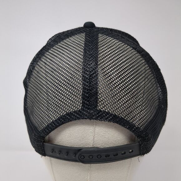 GSL Soda Blasting Inc. Snapback Trucker Hat Black One Size Mesh Back - Picture 5 of 8